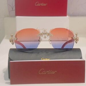 Cartier Red & Blue Sunglasses